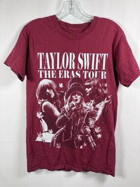 Taylor Swift Kids Short Sleeve Tee - Maroon & White